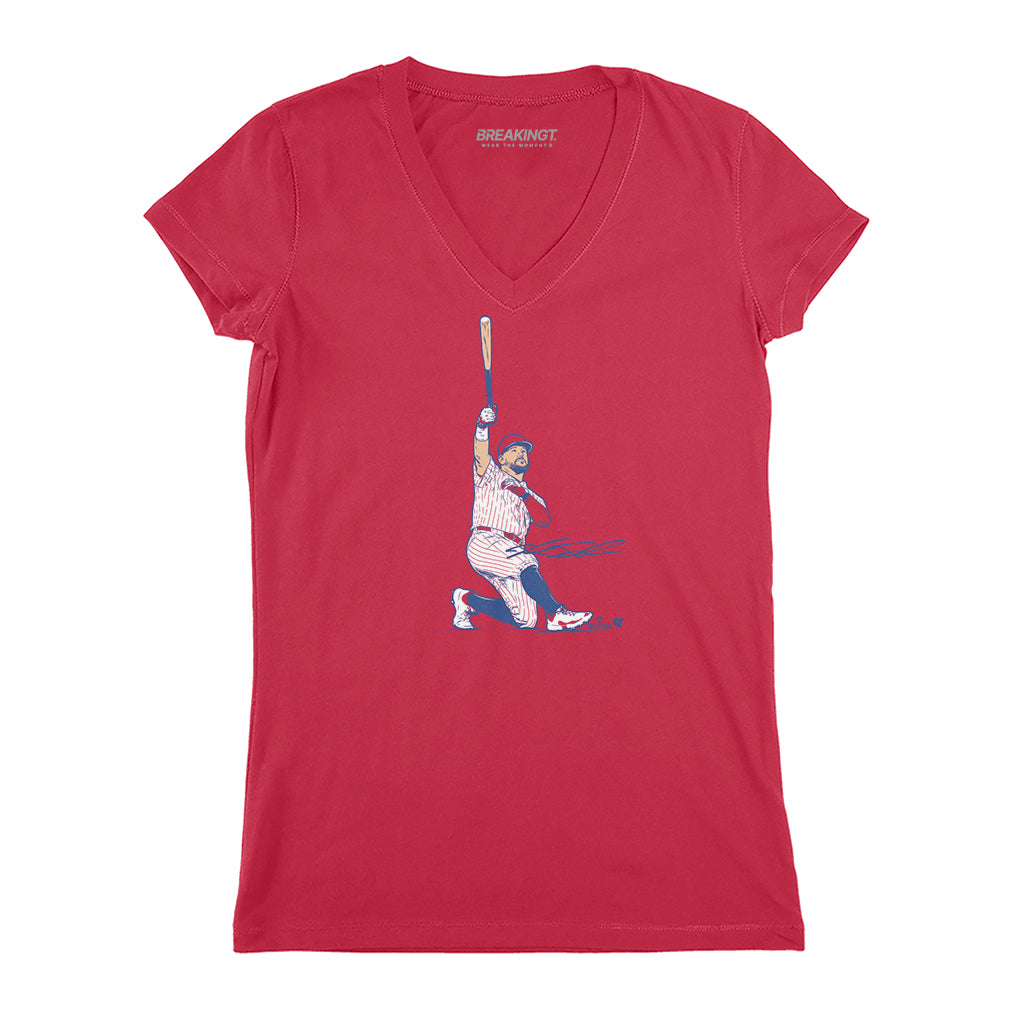 Kyle Schwarber: Swing-Off Superstar Pose